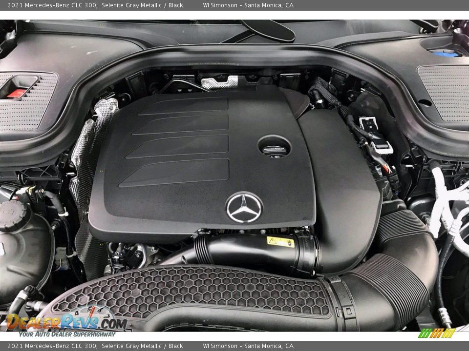 2021 Mercedes-Benz GLC 300 Selenite Gray Metallic / Black Photo #8