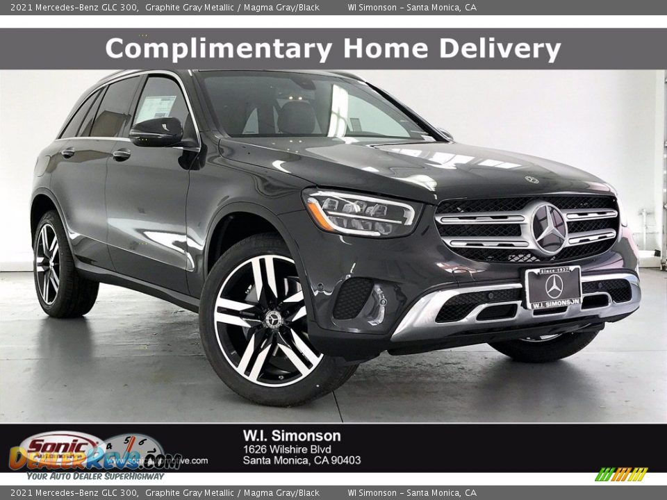 2021 Mercedes-Benz GLC 300 Graphite Gray Metallic / Magma Gray/Black Photo #1