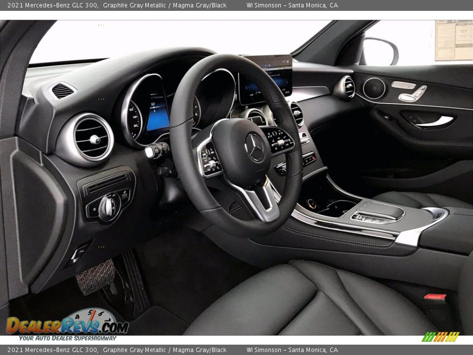 2021 Mercedes-Benz GLC 300 Graphite Gray Metallic / Magma Gray/Black Photo #4