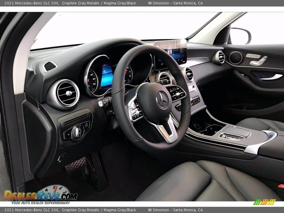 2021 Mercedes-Benz GLC 300 Graphite Gray Metallic / Magma Gray/Black Photo #4