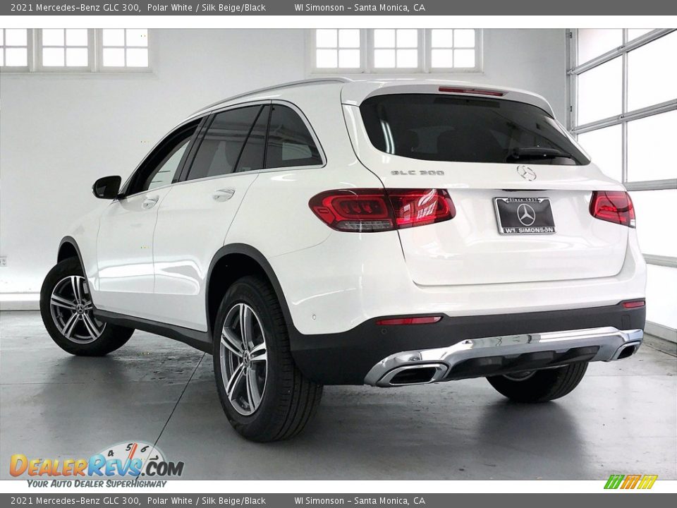 2021 Mercedes-Benz GLC 300 Polar White / Silk Beige/Black Photo #2