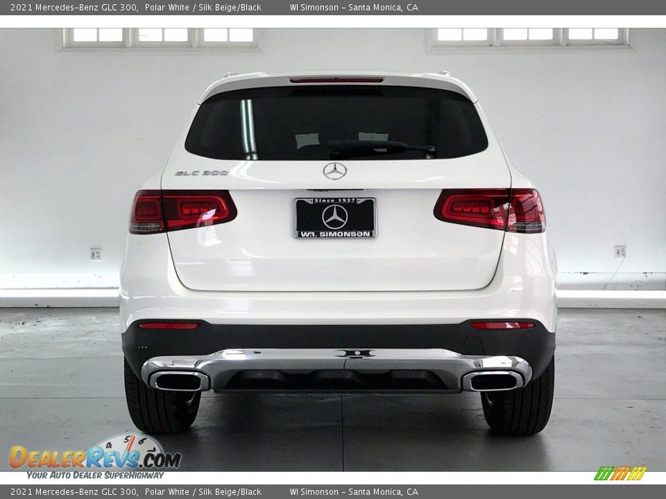 2021 Mercedes-Benz GLC 300 Polar White / Silk Beige/Black Photo #3