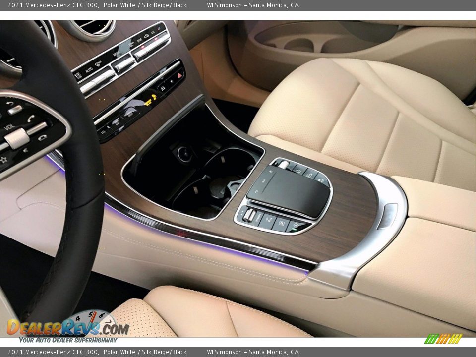 2021 Mercedes-Benz GLC 300 Polar White / Silk Beige/Black Photo #7