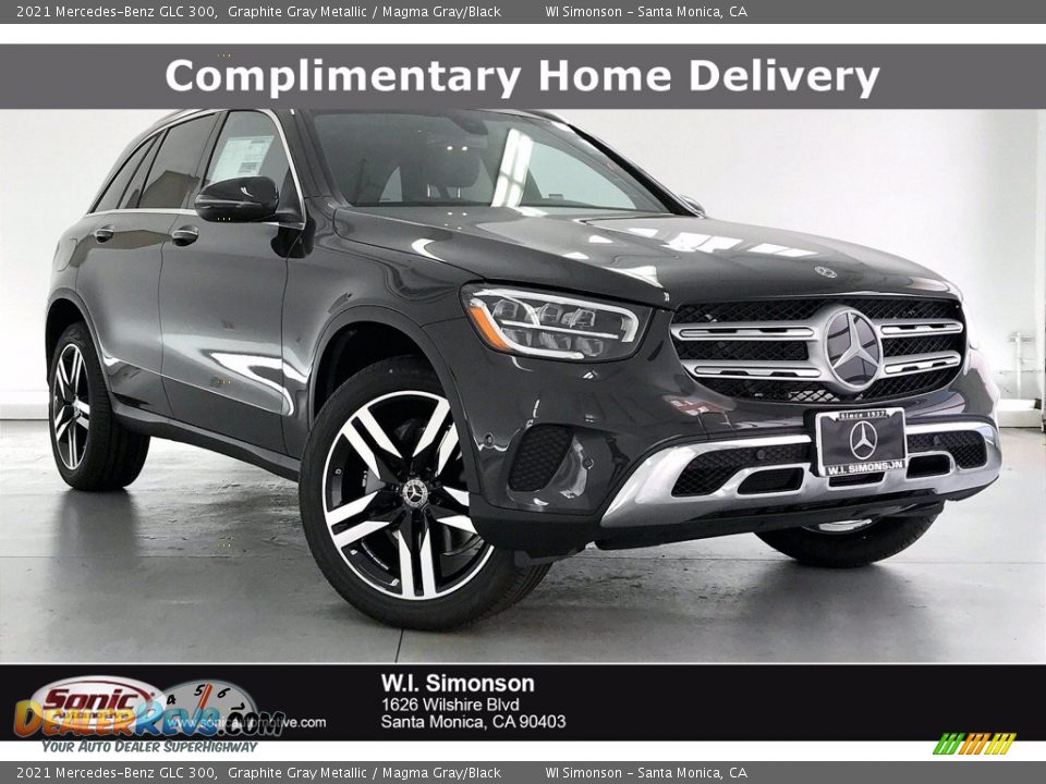 2021 Mercedes-Benz GLC 300 Graphite Gray Metallic / Magma Gray/Black Photo #1