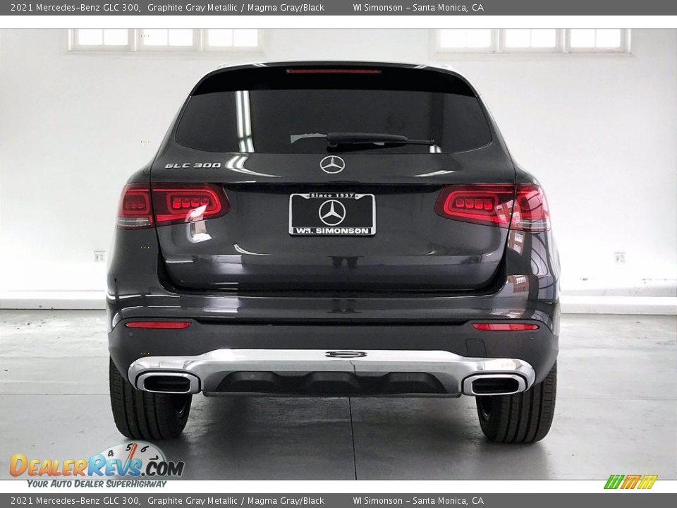 2021 Mercedes-Benz GLC 300 Graphite Gray Metallic / Magma Gray/Black Photo #3