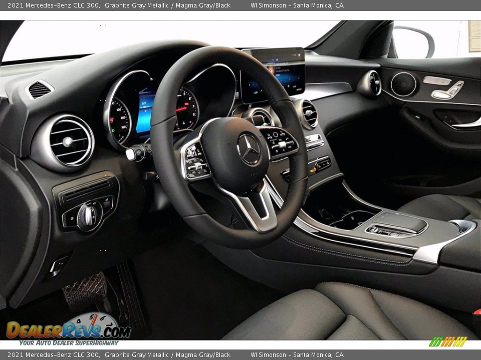 2021 Mercedes-Benz GLC 300 Graphite Gray Metallic / Magma Gray/Black Photo #4