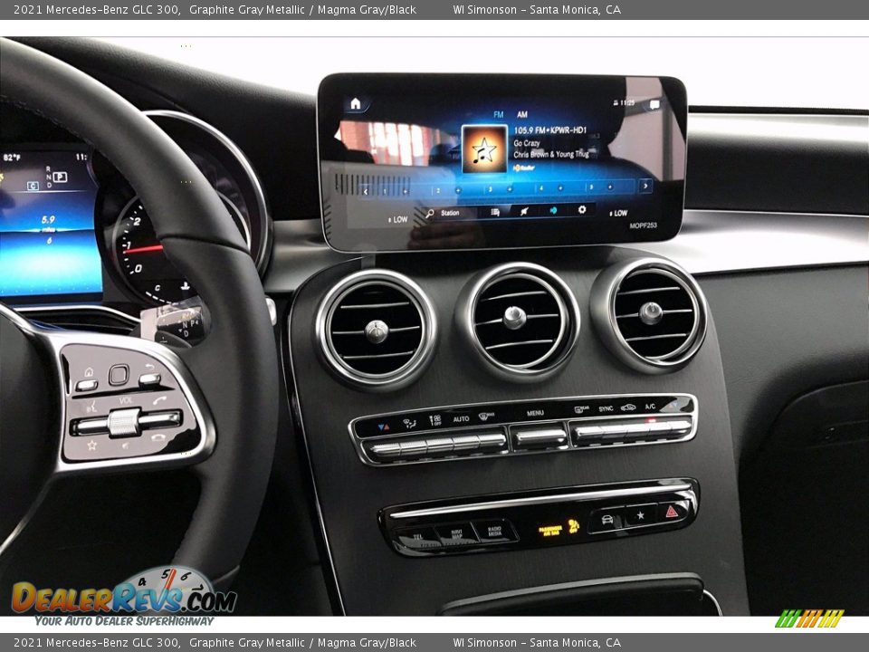 2021 Mercedes-Benz GLC 300 Graphite Gray Metallic / Magma Gray/Black Photo #6