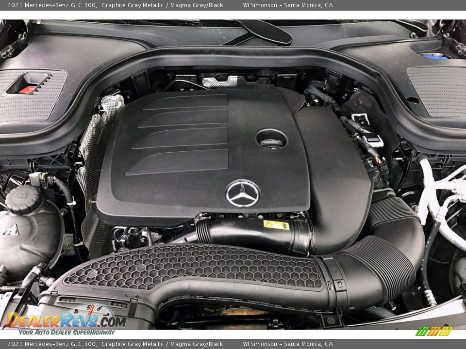 2021 Mercedes-Benz GLC 300 Graphite Gray Metallic / Magma Gray/Black Photo #8