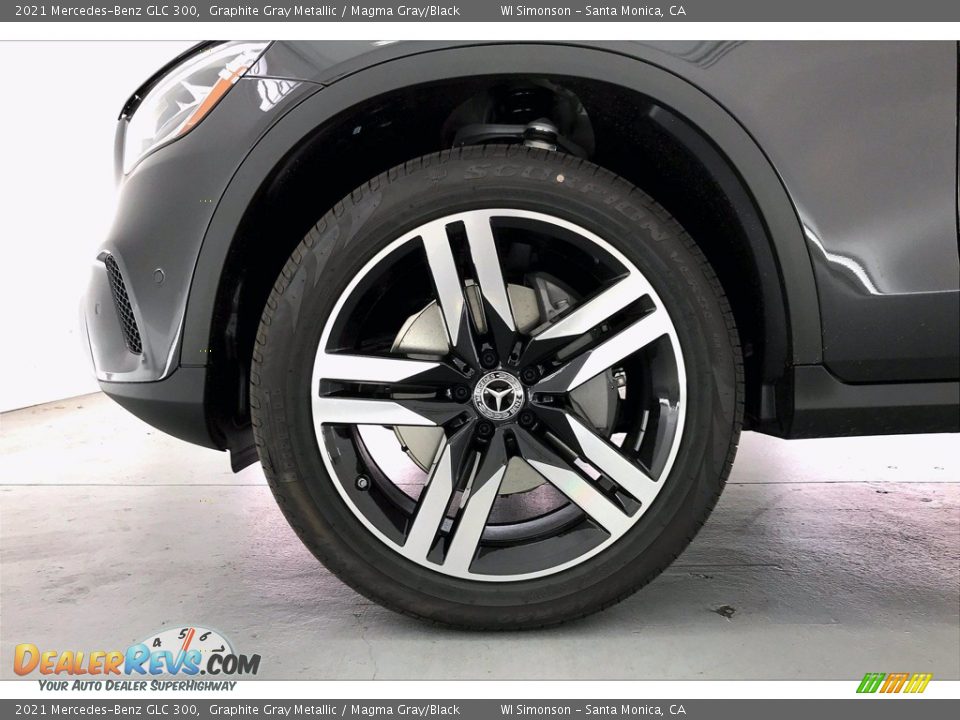 2021 Mercedes-Benz GLC 300 Graphite Gray Metallic / Magma Gray/Black Photo #9