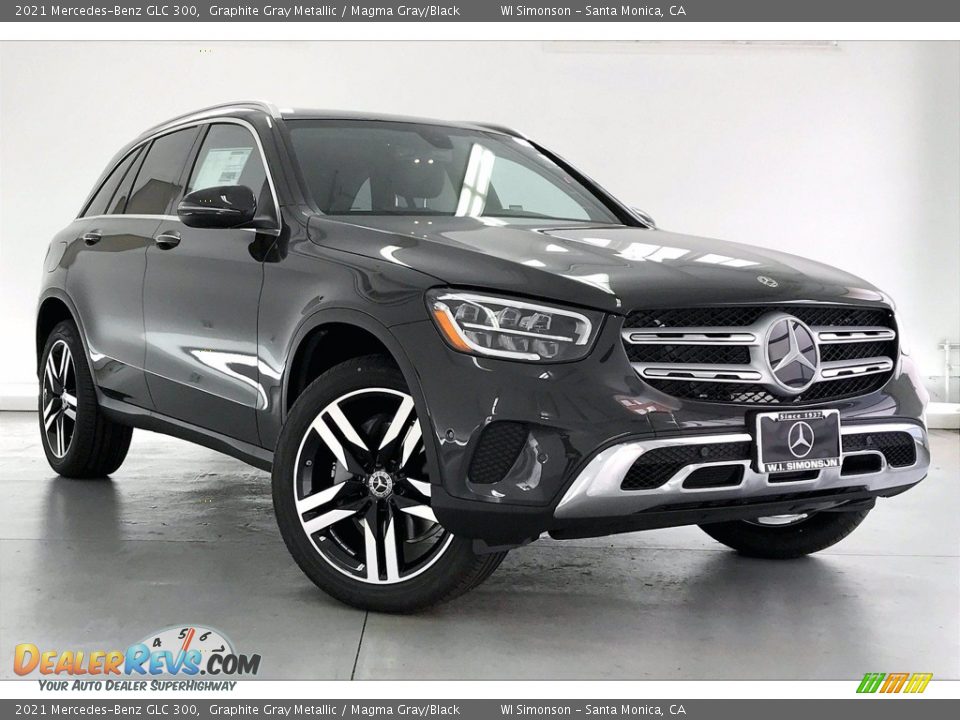 2021 Mercedes-Benz GLC 300 Graphite Gray Metallic / Magma Gray/Black Photo #12