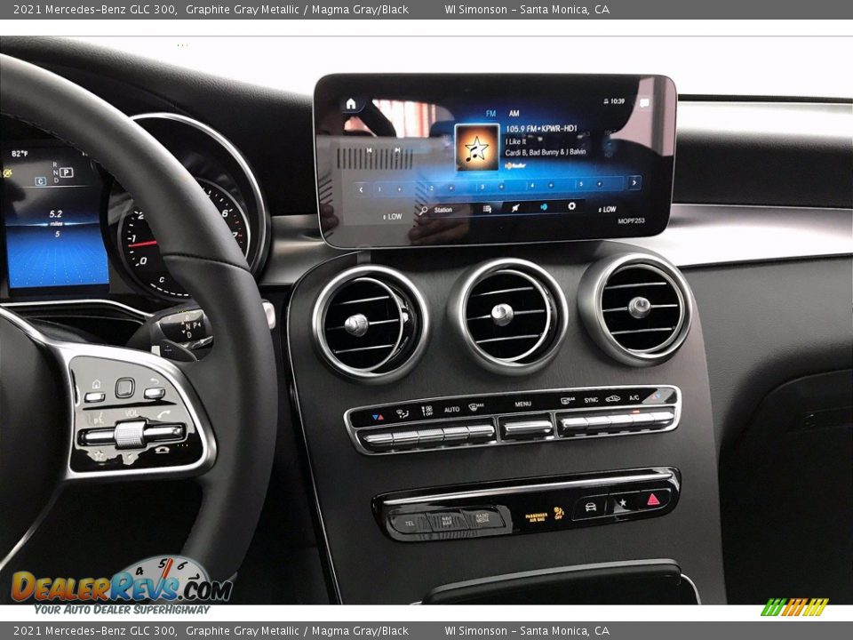 2021 Mercedes-Benz GLC 300 Graphite Gray Metallic / Magma Gray/Black Photo #6