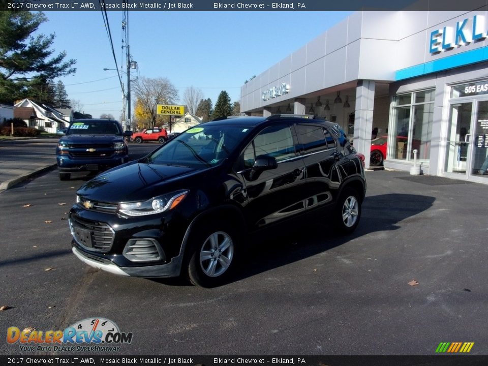 2017 Chevrolet Trax LT AWD Mosaic Black Metallic / Jet Black Photo #1