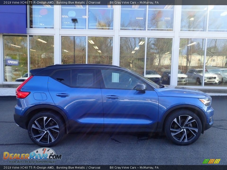 2019 Volvo XC40 T5 R-Design AWD Bursting Blue Metallic / Charcoal Photo #2