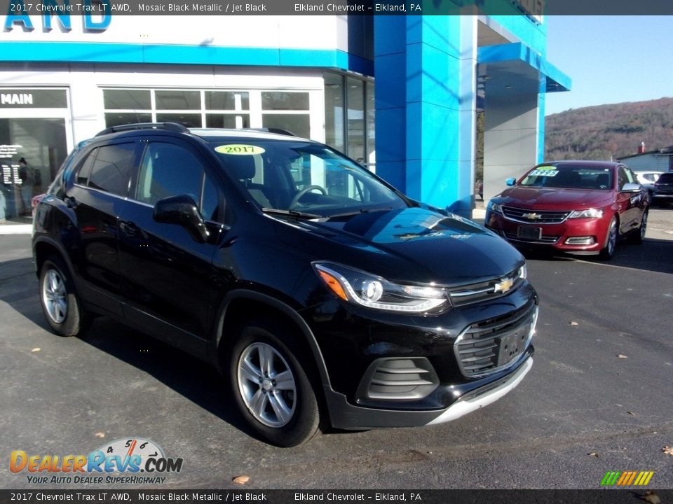 2017 Chevrolet Trax LT AWD Mosaic Black Metallic / Jet Black Photo #3