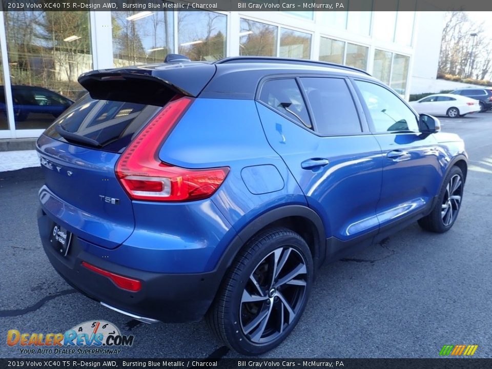 2019 Volvo XC40 T5 R-Design AWD Bursting Blue Metallic / Charcoal Photo #3