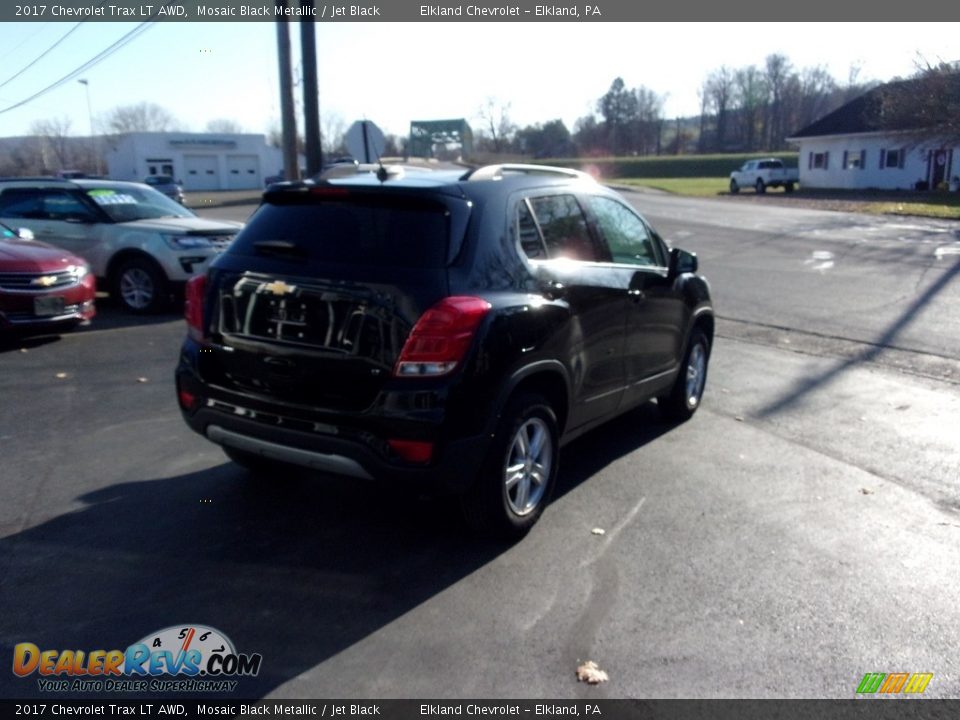 2017 Chevrolet Trax LT AWD Mosaic Black Metallic / Jet Black Photo #5