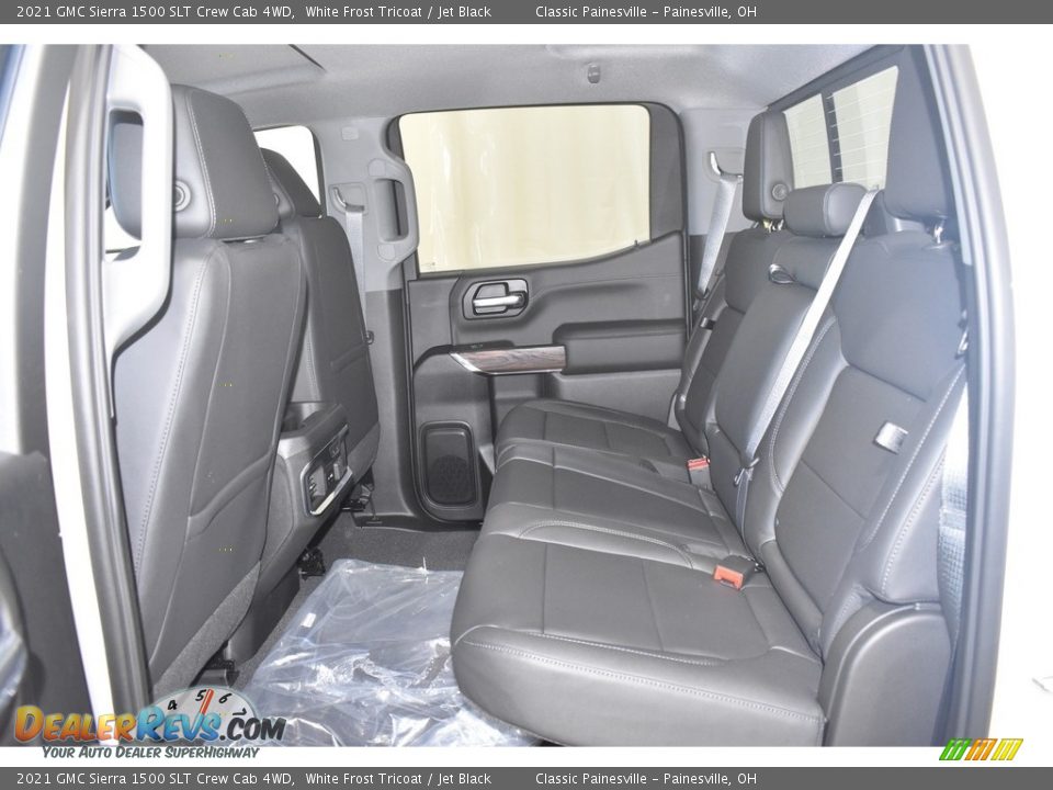 2021 GMC Sierra 1500 SLT Crew Cab 4WD White Frost Tricoat / Jet Black Photo #7