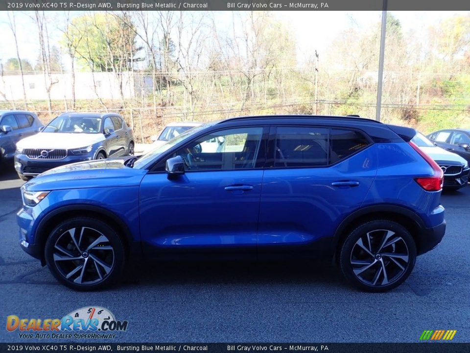 2019 Volvo XC40 T5 R-Design AWD Bursting Blue Metallic / Charcoal Photo #7