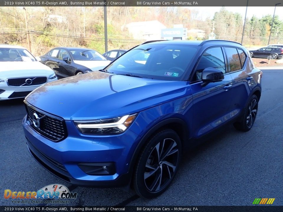 2019 Volvo XC40 T5 R-Design AWD Bursting Blue Metallic / Charcoal Photo #8