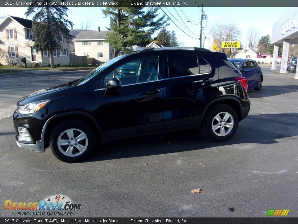 2017 Chevrolet Trax LT AWD Mosaic Black Metallic / Jet Black Photo #8