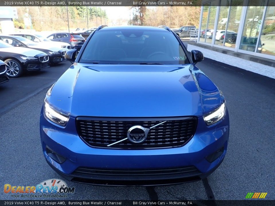 2019 Volvo XC40 T5 R-Design AWD Bursting Blue Metallic / Charcoal Photo #9