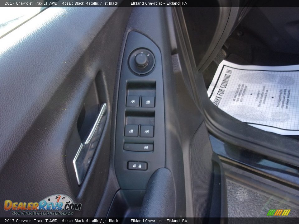 2017 Chevrolet Trax LT AWD Mosaic Black Metallic / Jet Black Photo #15