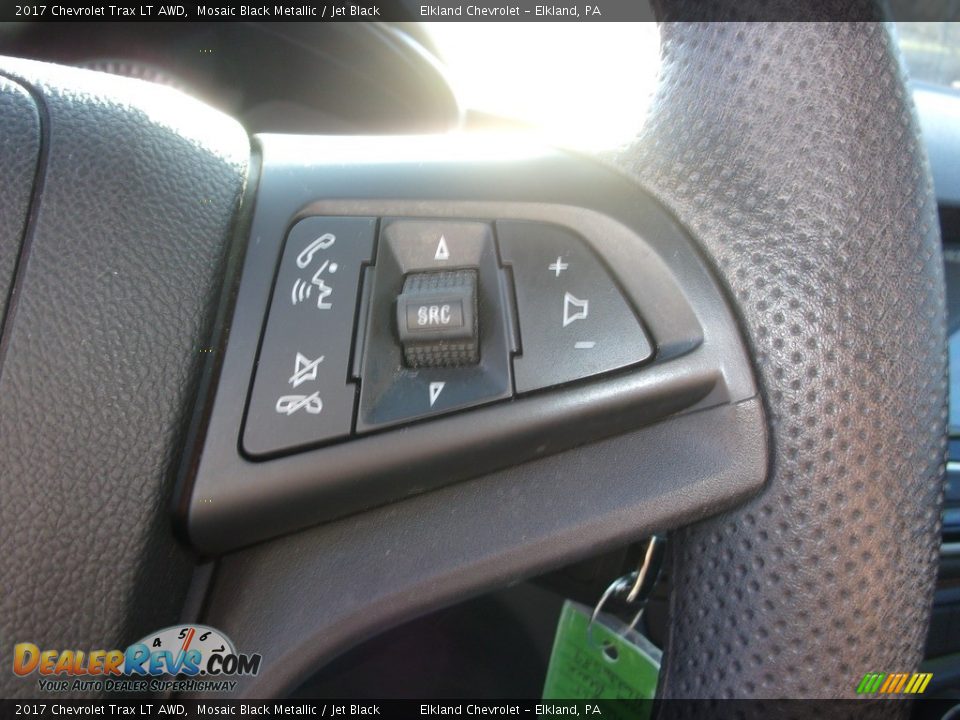 2017 Chevrolet Trax LT AWD Mosaic Black Metallic / Jet Black Photo #18