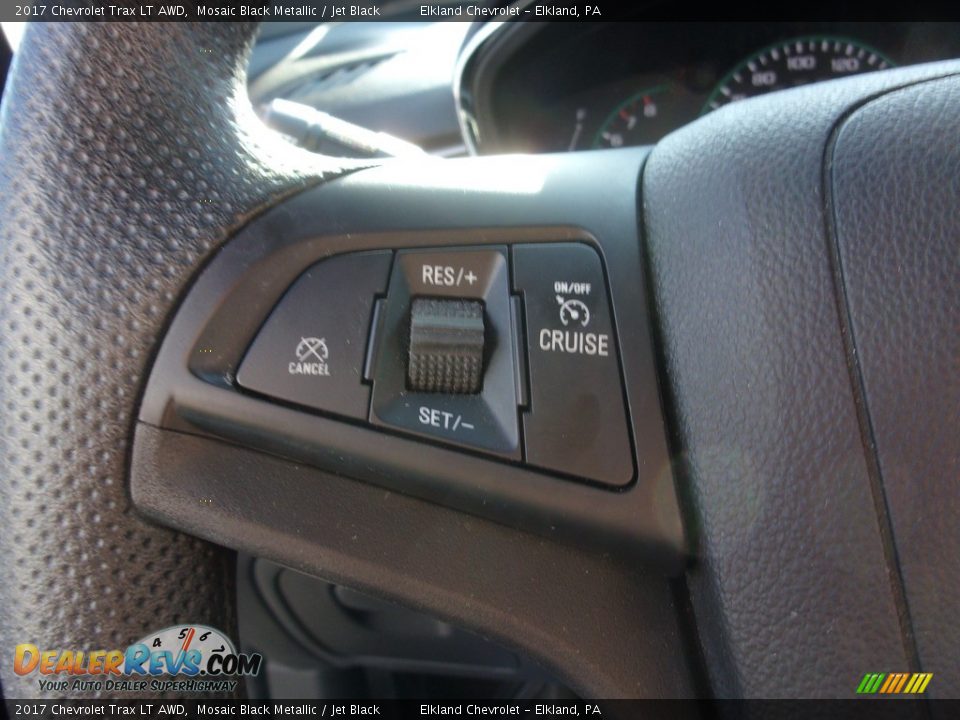 2017 Chevrolet Trax LT AWD Mosaic Black Metallic / Jet Black Photo #19