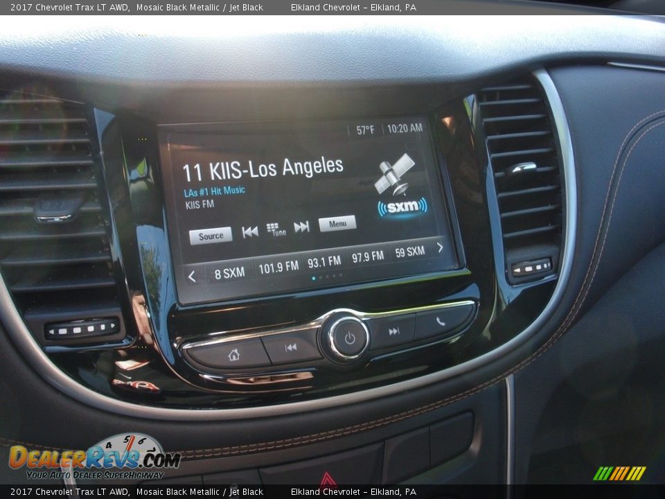 2017 Chevrolet Trax LT AWD Mosaic Black Metallic / Jet Black Photo #20