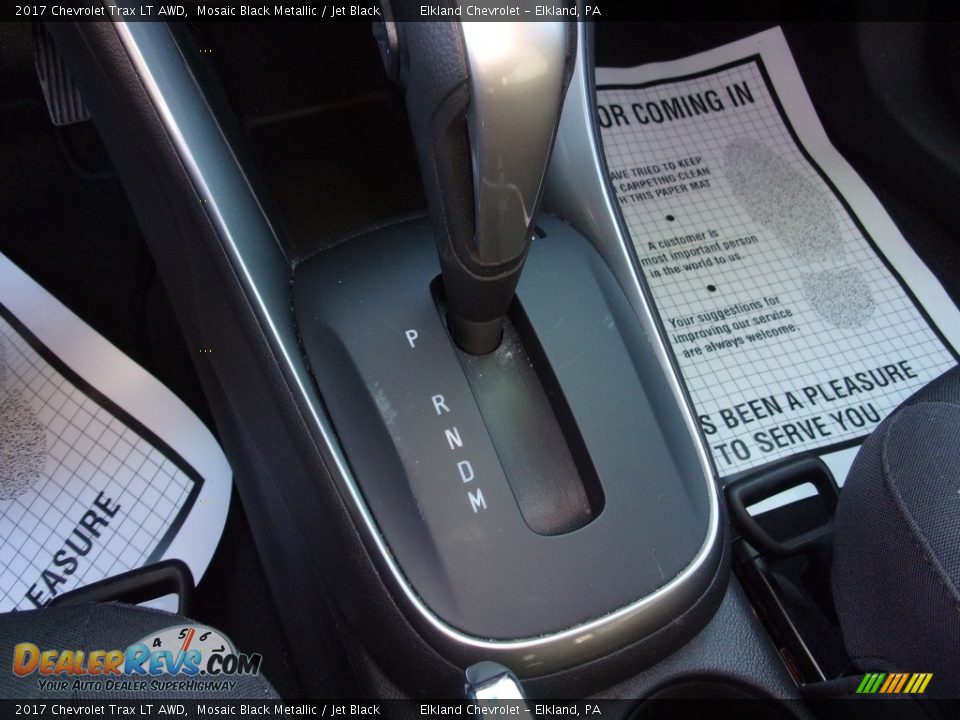 2017 Chevrolet Trax LT AWD Mosaic Black Metallic / Jet Black Photo #23