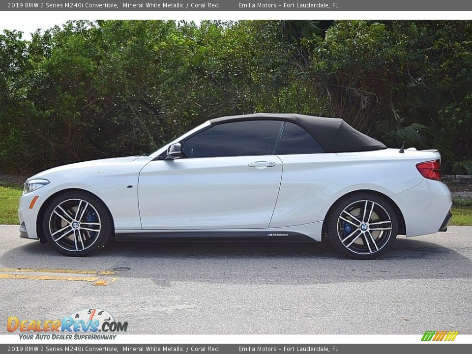 Mineral White Metallic 2019 BMW 2 Series M240i Convertible Photo #24