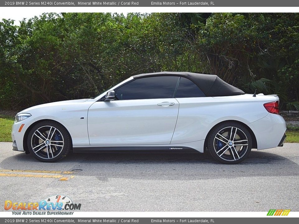 Mineral White Metallic 2019 BMW 2 Series M240i Convertible Photo #24