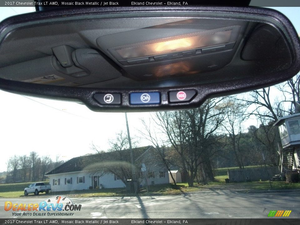 2017 Chevrolet Trax LT AWD Mosaic Black Metallic / Jet Black Photo #24