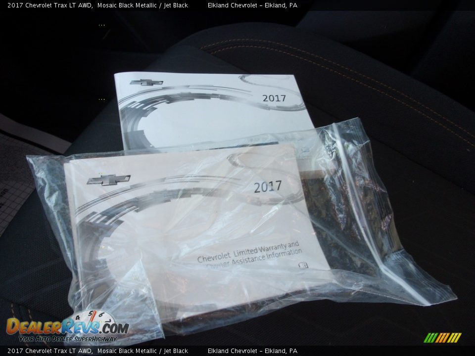 2017 Chevrolet Trax LT AWD Mosaic Black Metallic / Jet Black Photo #26