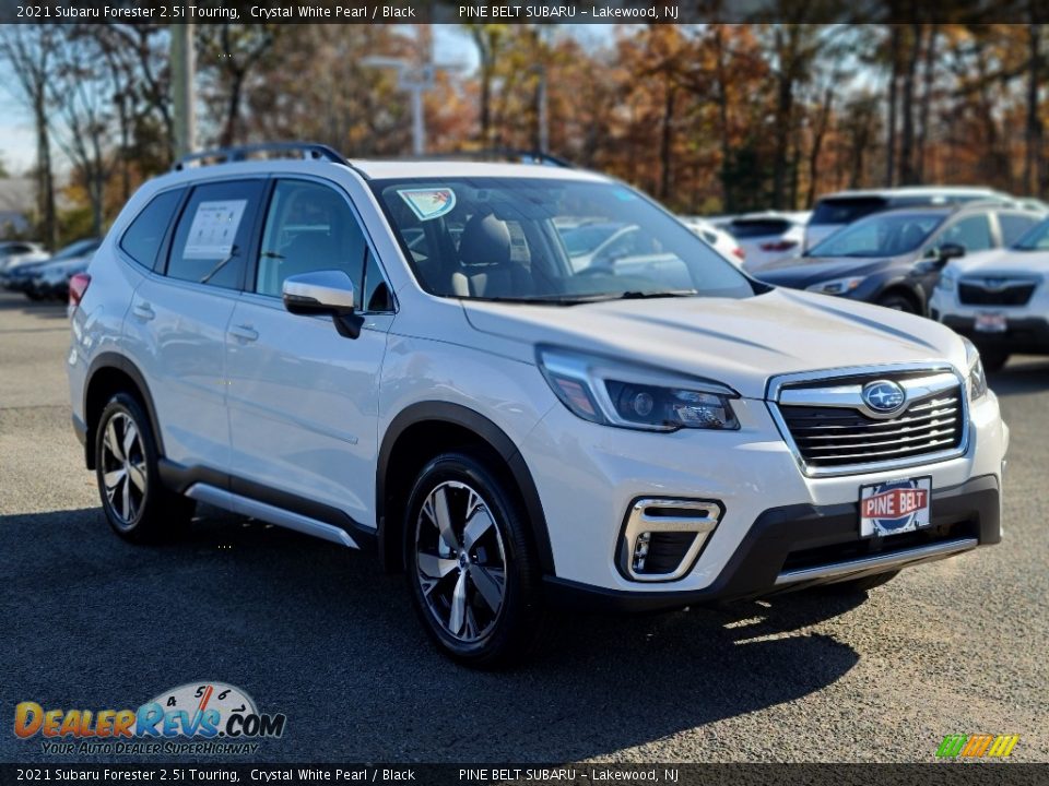 2021 Subaru Forester 2.5i Touring Crystal White Pearl / Black Photo #1