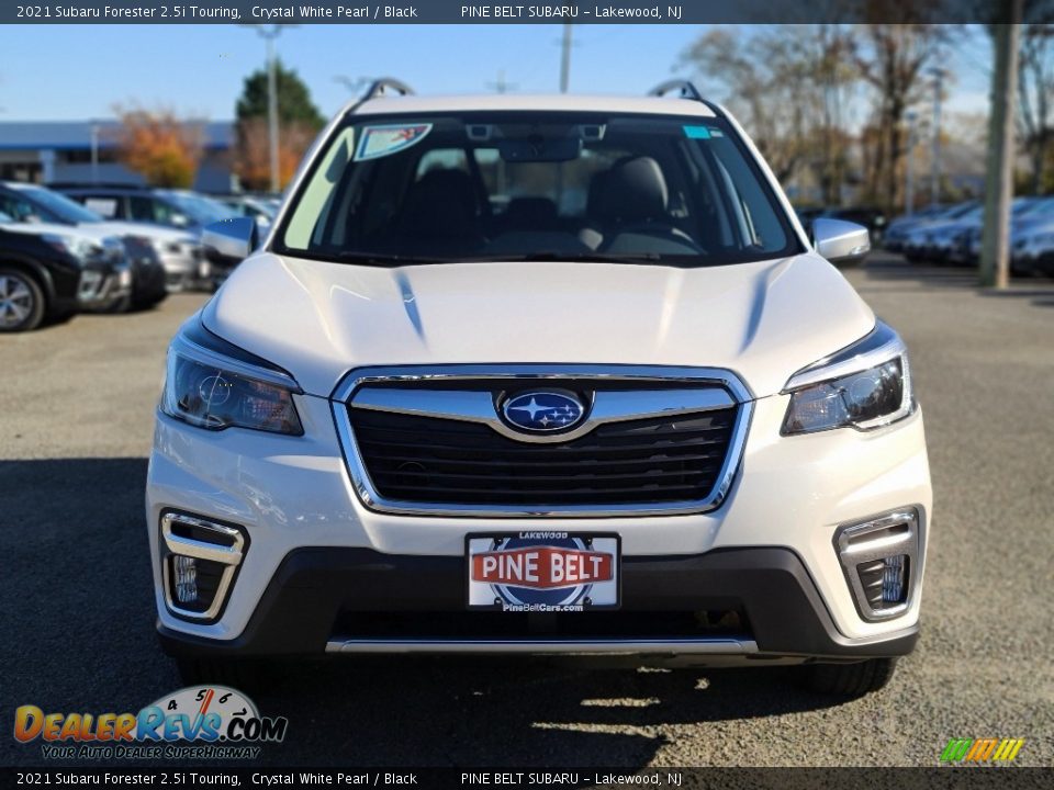 2021 Subaru Forester 2.5i Touring Crystal White Pearl / Black Photo #3