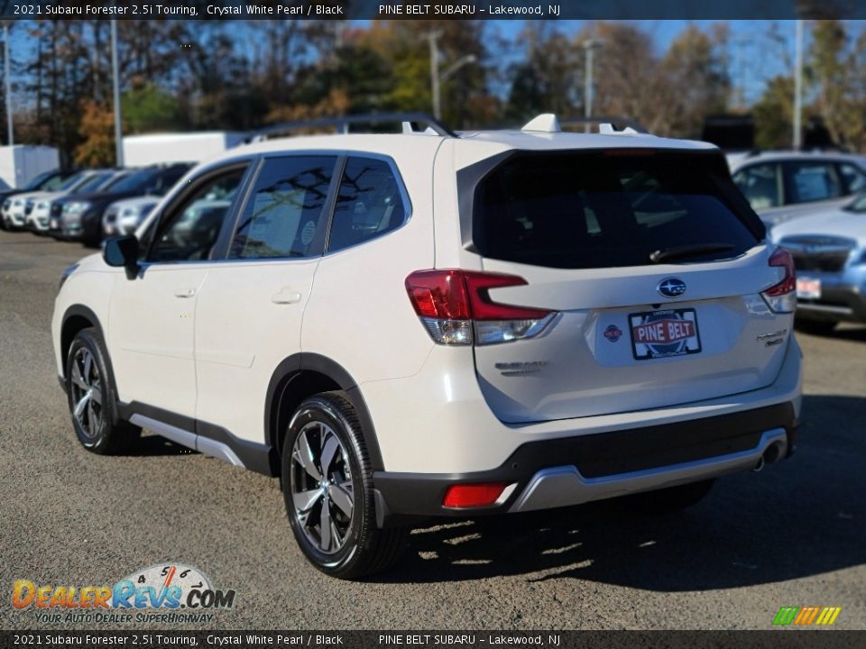 2021 Subaru Forester 2.5i Touring Crystal White Pearl / Black Photo #6