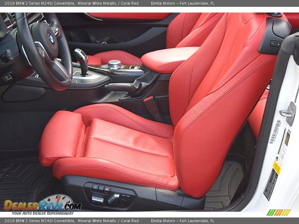 Front Seat of 2019 BMW 2 Series M240i Convertible Photo #46