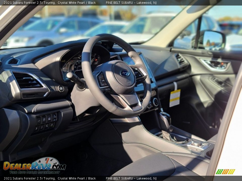 2021 Subaru Forester 2.5i Touring Crystal White Pearl / Black Photo #13