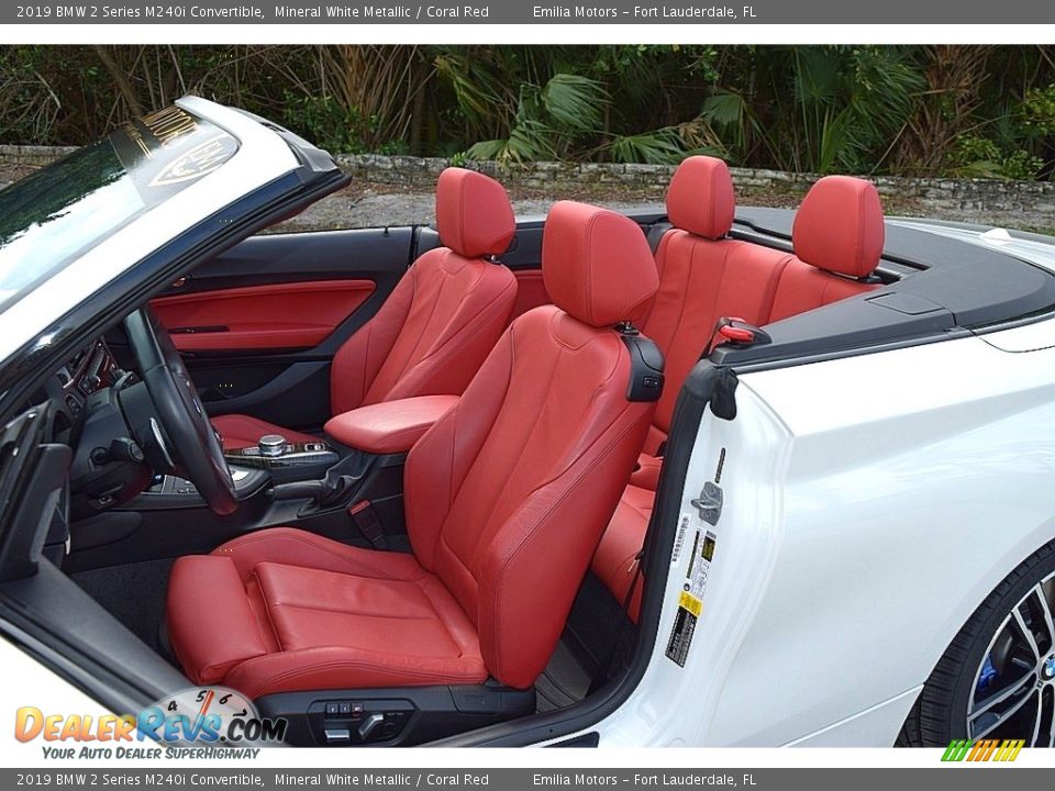 Front Seat of 2019 BMW 2 Series M240i Convertible Photo #47