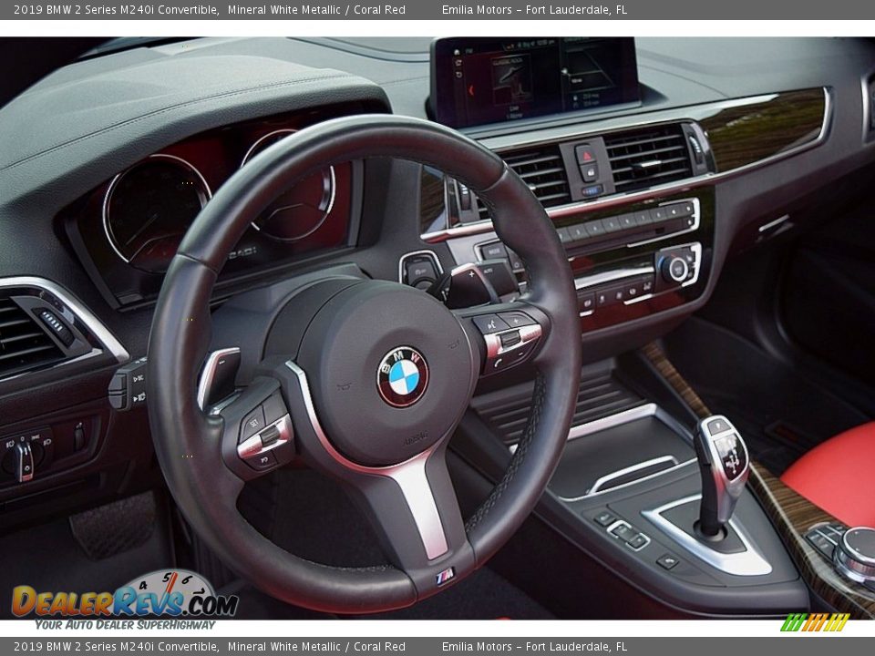 2019 BMW 2 Series M240i Convertible Steering Wheel Photo #51