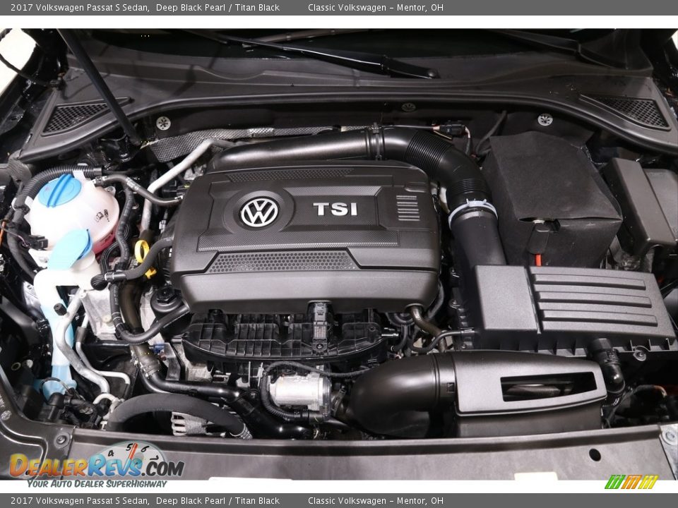 2017 Volkswagen Passat S Sedan Deep Black Pearl / Titan Black Photo #17