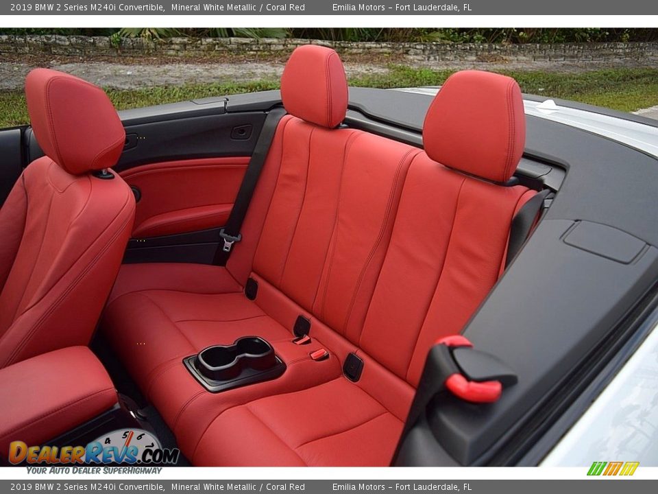 Rear Seat of 2019 BMW 2 Series M240i Convertible Photo #52