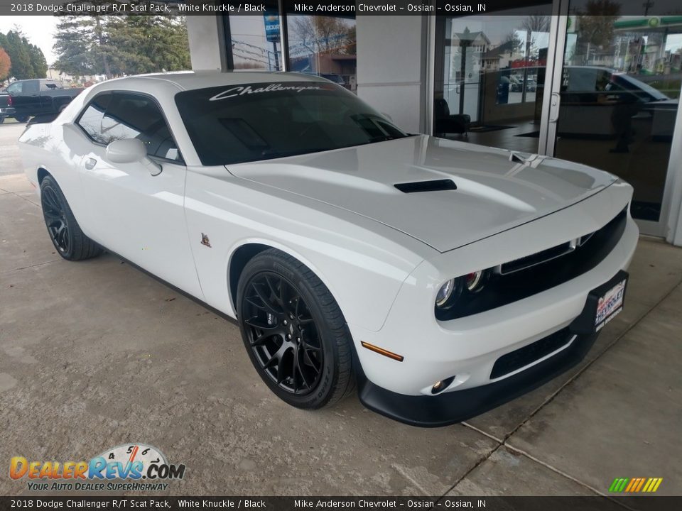 2018 Dodge Challenger R/T Scat Pack White Knuckle / Black Photo #2