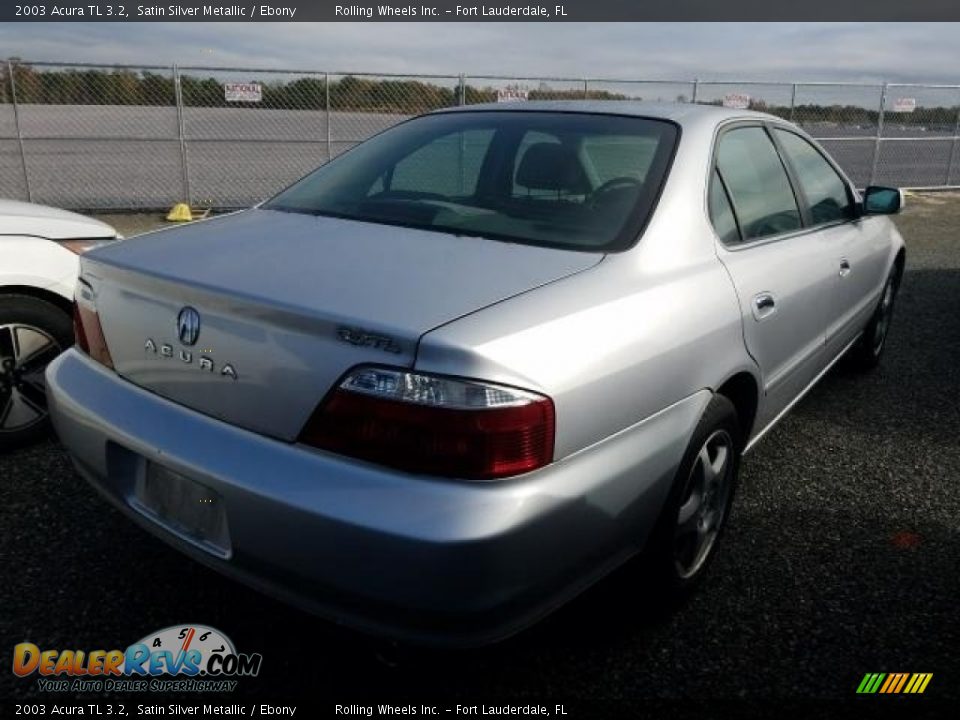 2003 Acura TL 3.2 Satin Silver Metallic / Ebony Photo #3