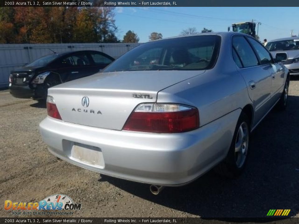 2003 Acura TL 3.2 Satin Silver Metallic / Ebony Photo #4