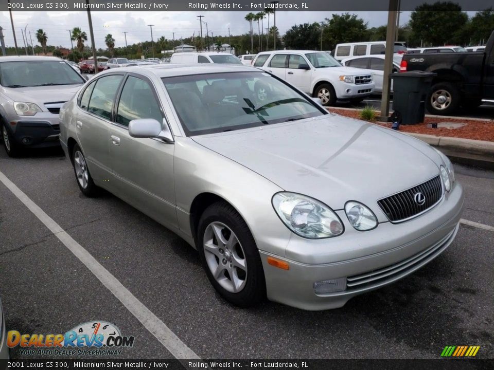 2001 Lexus GS 300 Millennium Silver Metallic / Ivory Photo #1