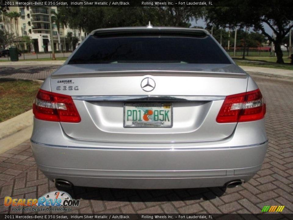 2011 Mercedes-Benz E 350 Sedan Iridium Silver Metallic / Ash/Black Photo #8