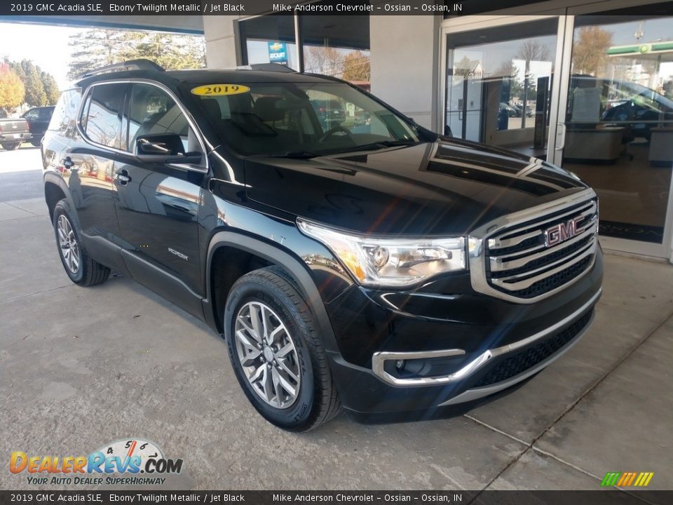 2019 GMC Acadia SLE Ebony Twilight Metallic / Jet Black Photo #2