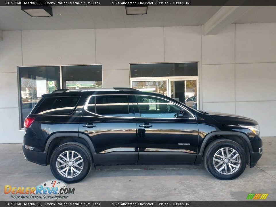 2019 GMC Acadia SLE Ebony Twilight Metallic / Jet Black Photo #3